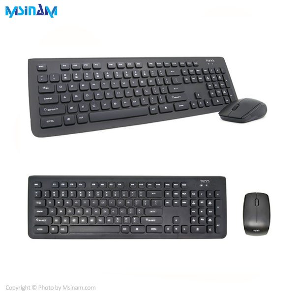 کیبورد و ماوس بی سیم تسکو TKM 7018